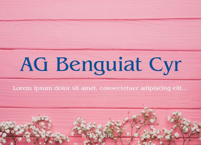 AG Benguiat Cyr example